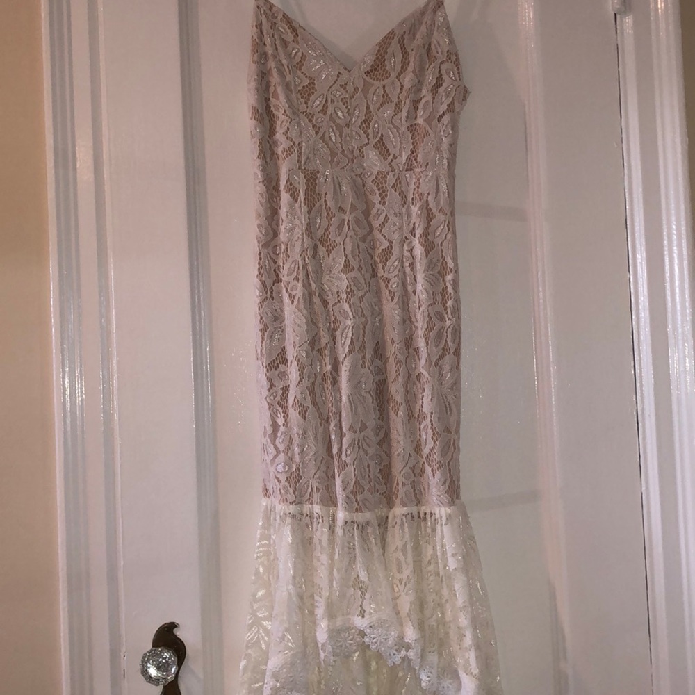 Here Comes the Sun White Lace Dress